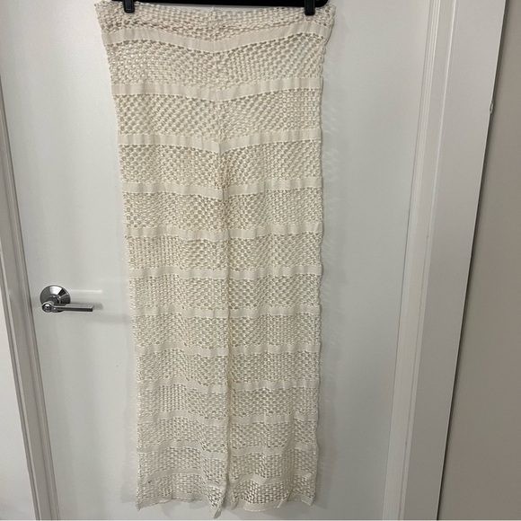 Crochet Coverup Pants Medium - Picture 2 of 3